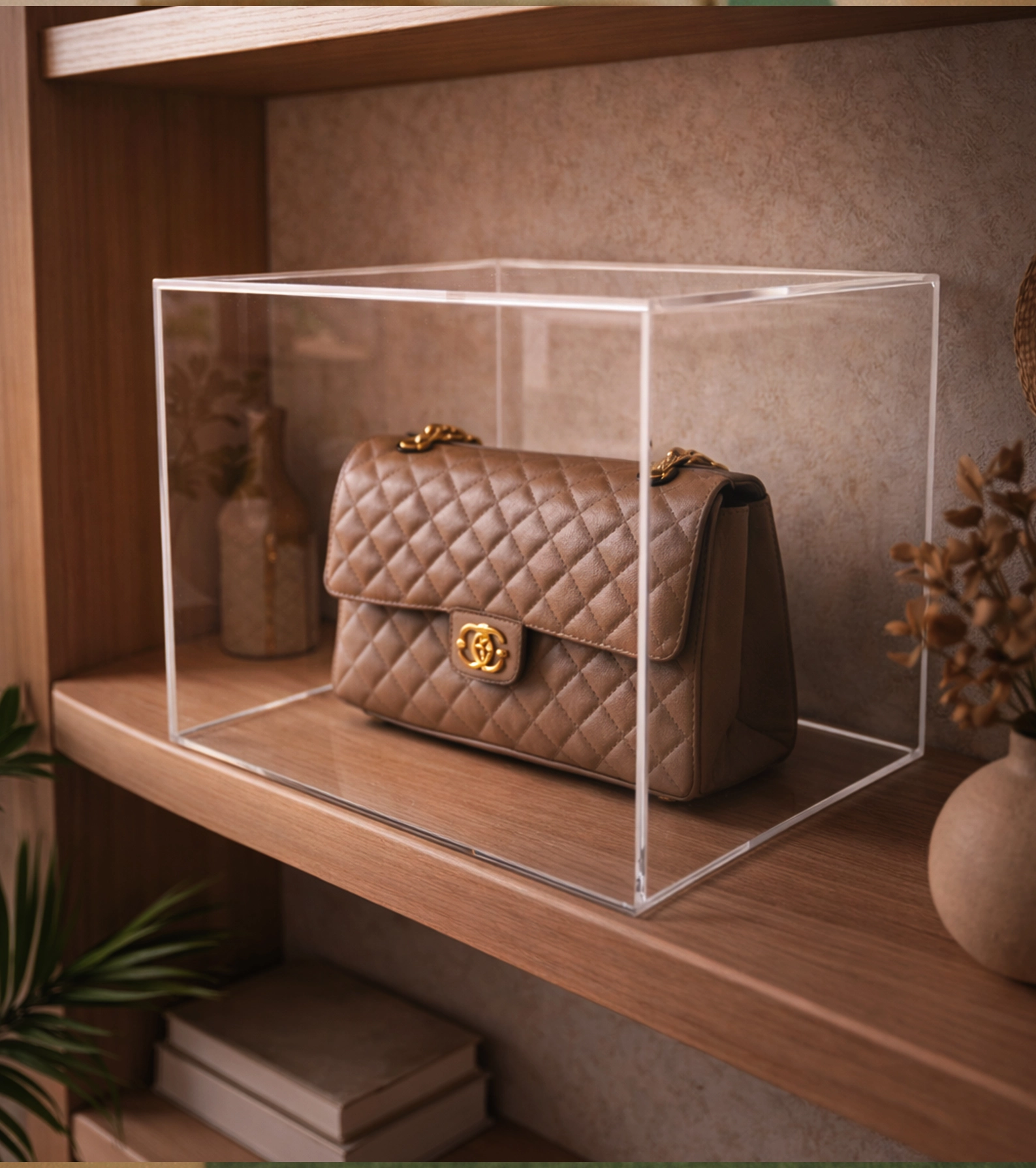 Acrylic Bag Display Case