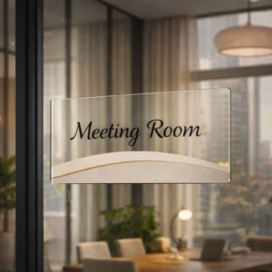 Acrylic Door Sign