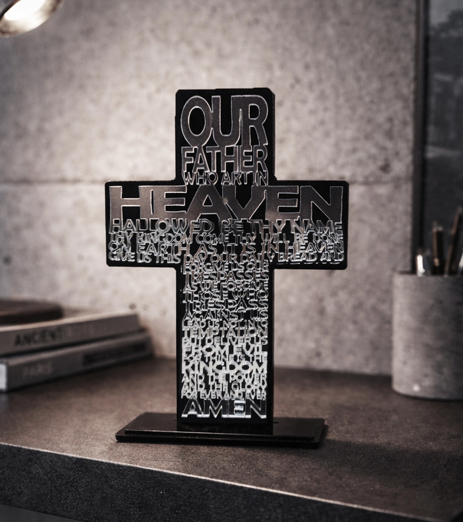 Acrylic Lord’s Prayer
