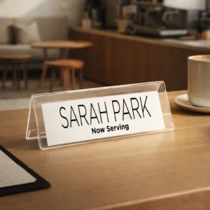 Acrylic Name Holder A-Type