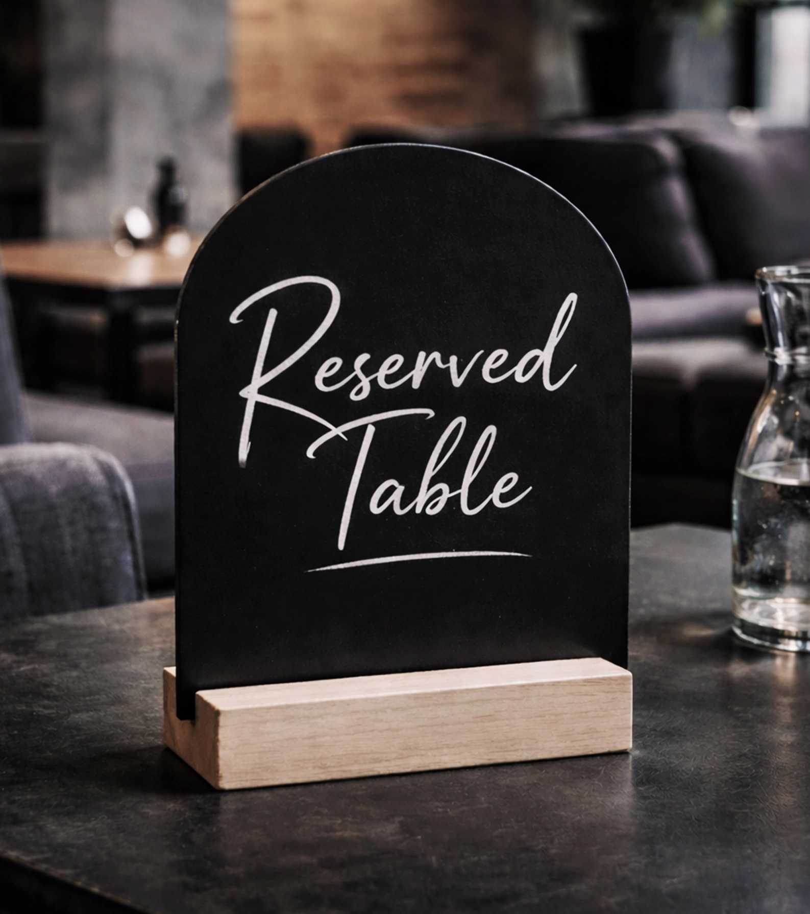 Acrylic Reserved Table Sign