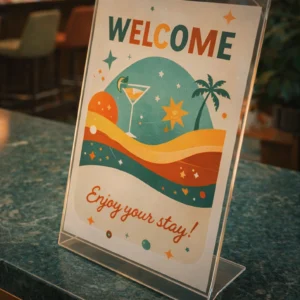 Acrylic Slant Type Holder