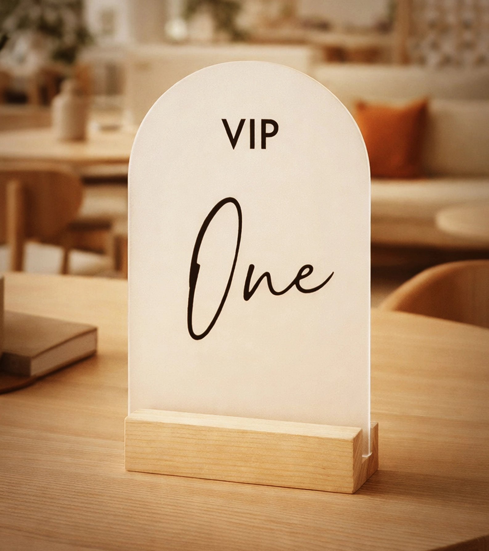 Acrylic Table Number