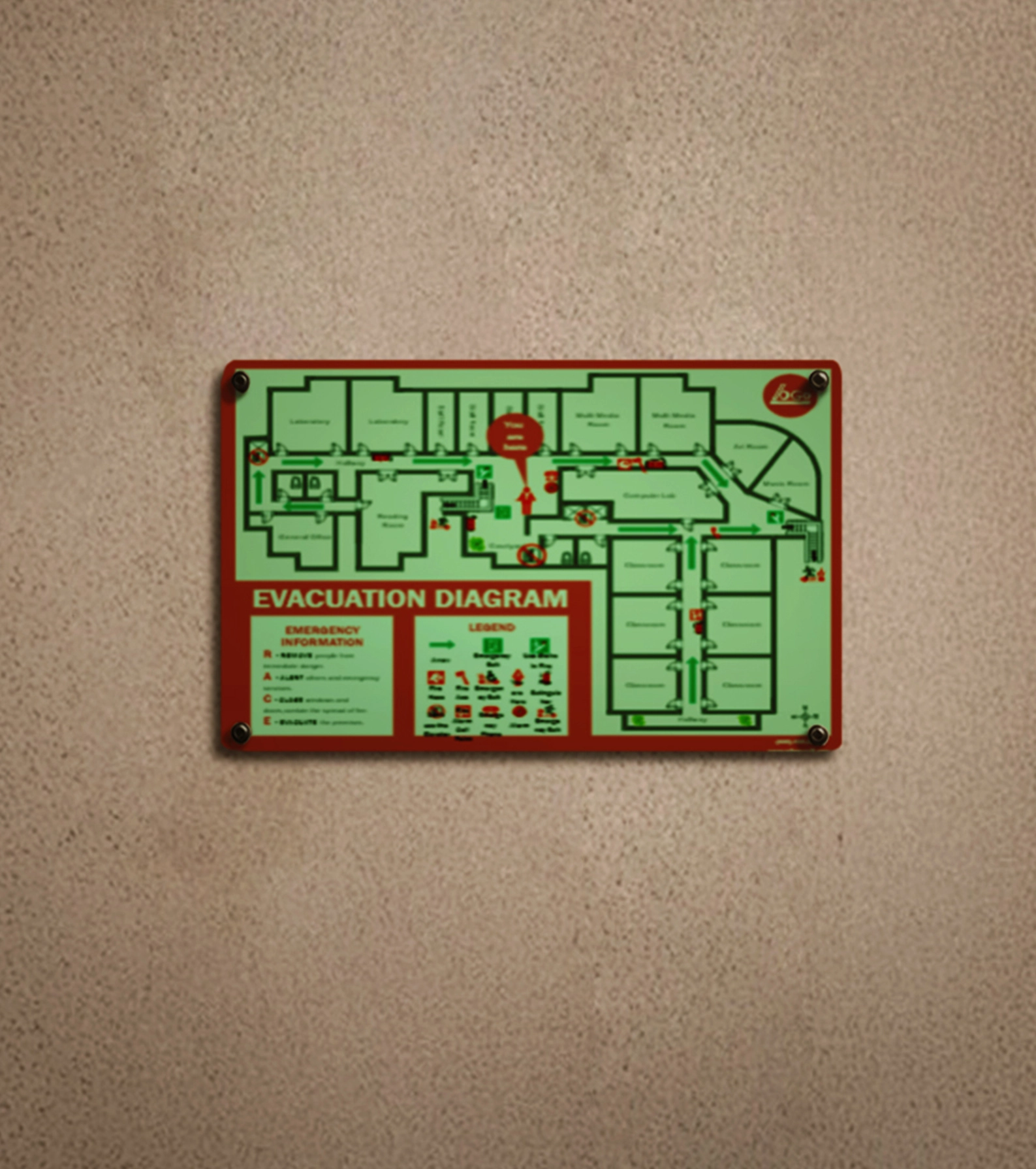 Luminous Sintra Emergency Plan Map